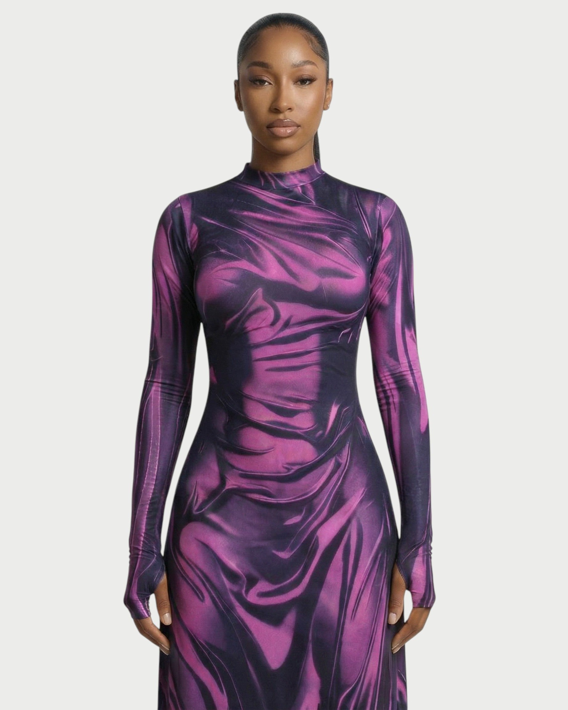KASSIDY Illusion Maxi Dress