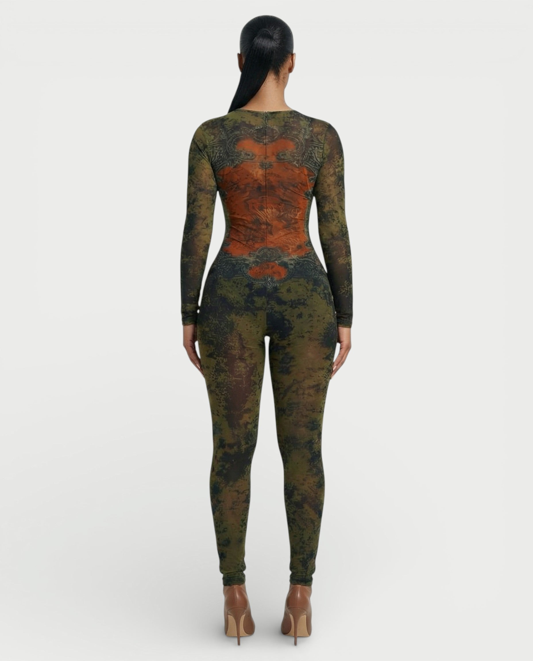 KALEYA Abstract Print Jumpsuit