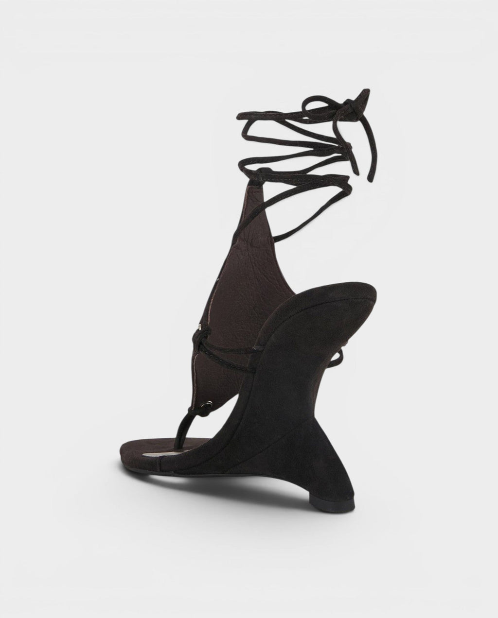 FELICE Lace-Up High-Heeled Wedge Sandals