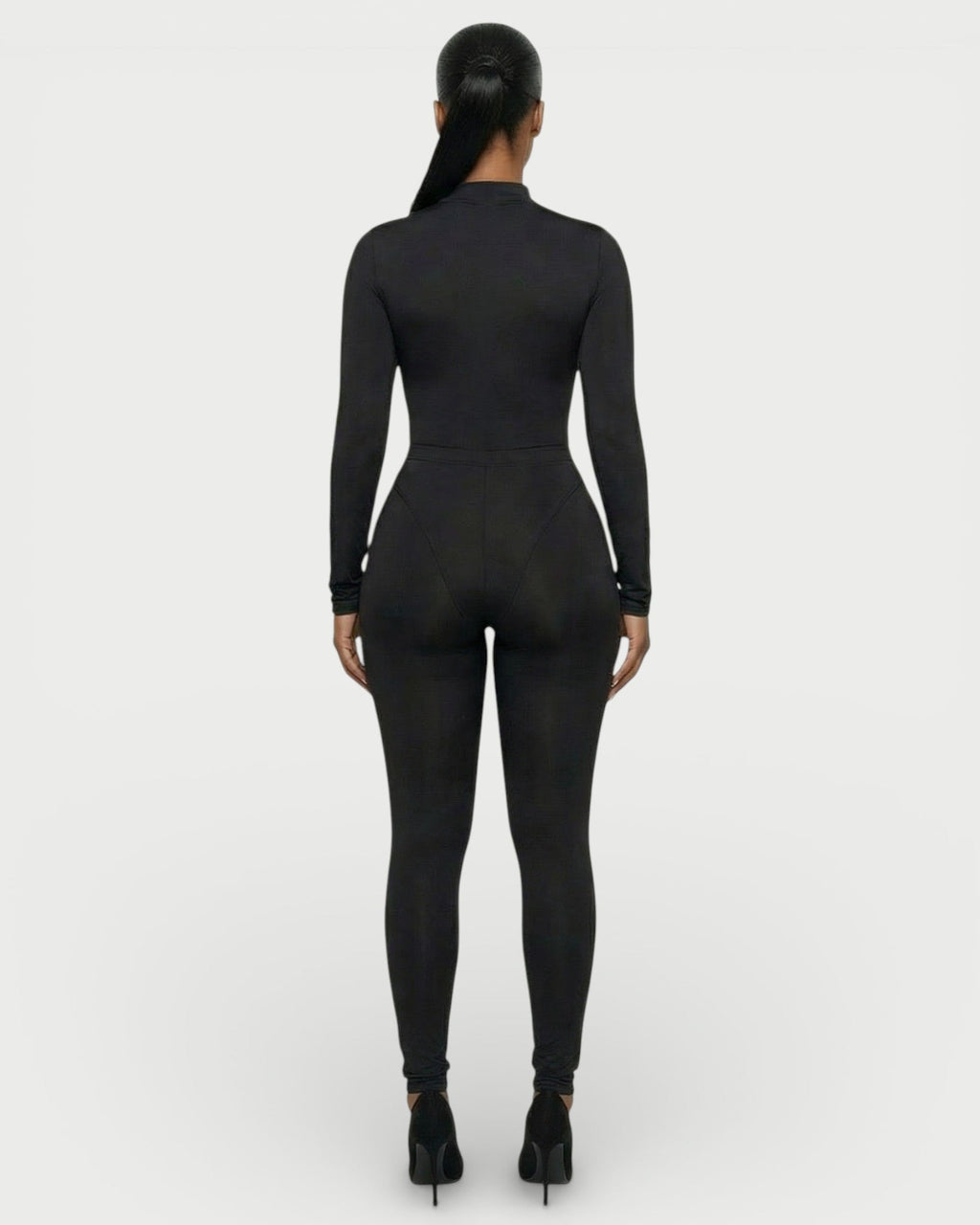 HAINA Long-Sleeve Bodysuit & High-Waist Leggings Set