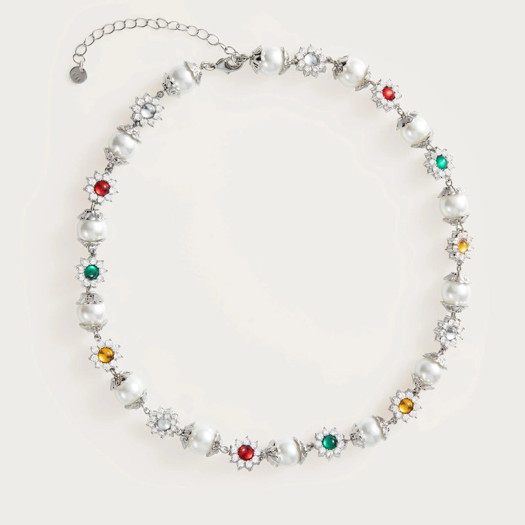 Pearl & Gemstone Necklace