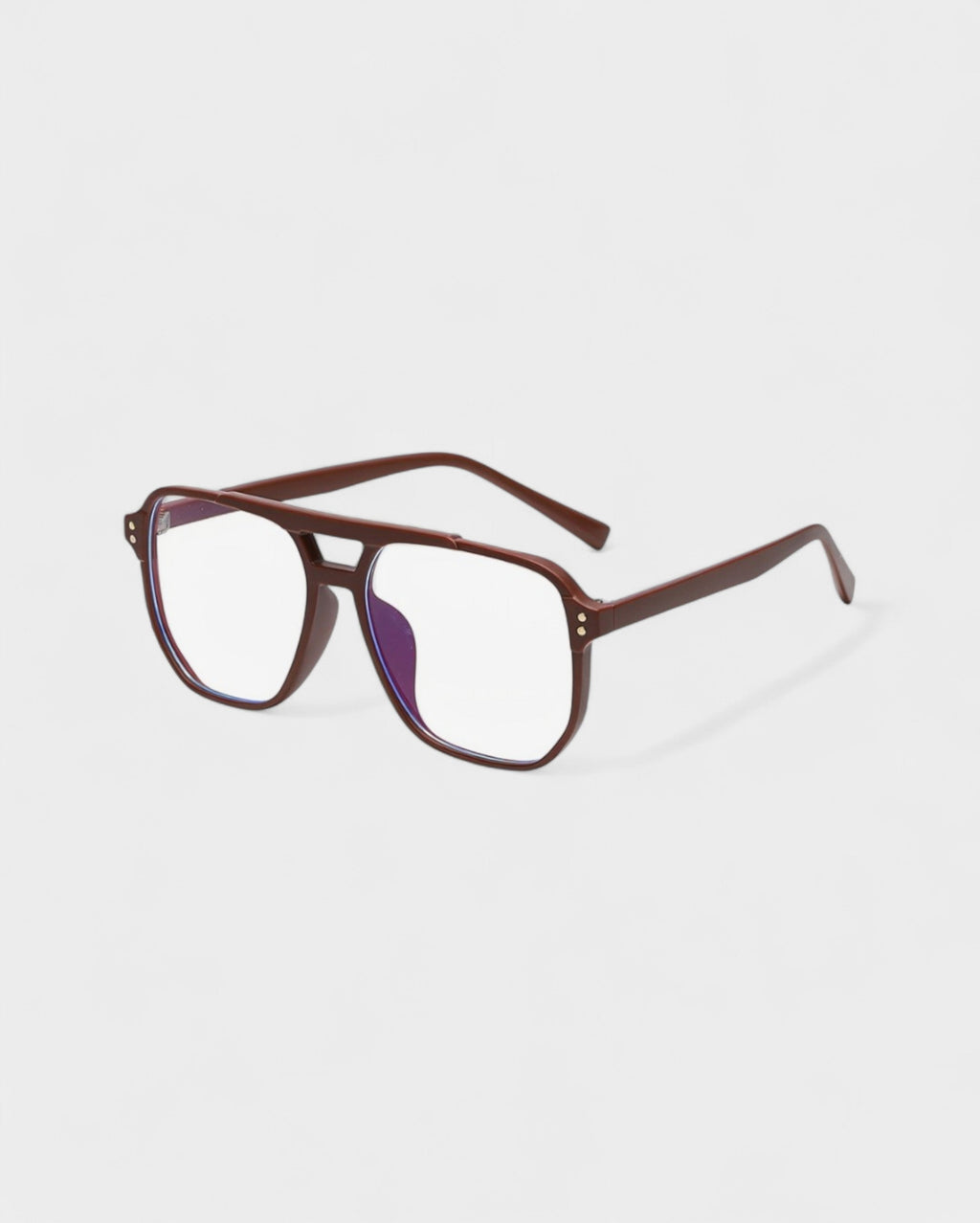 JORDYN Clear Lens Aviator Blue Light Glasses