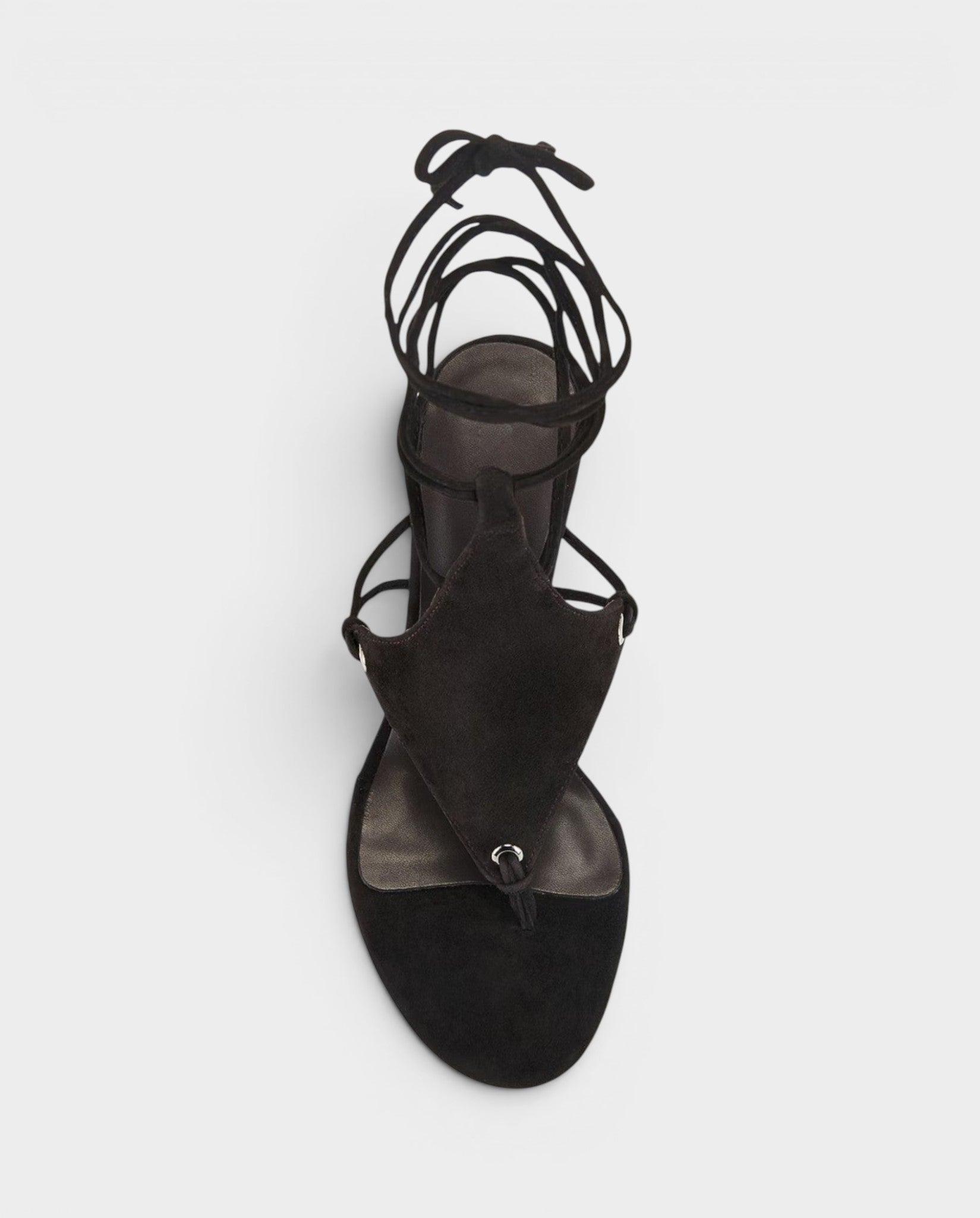 FELICE Lace-Up High-Heeled Wedge Sandals