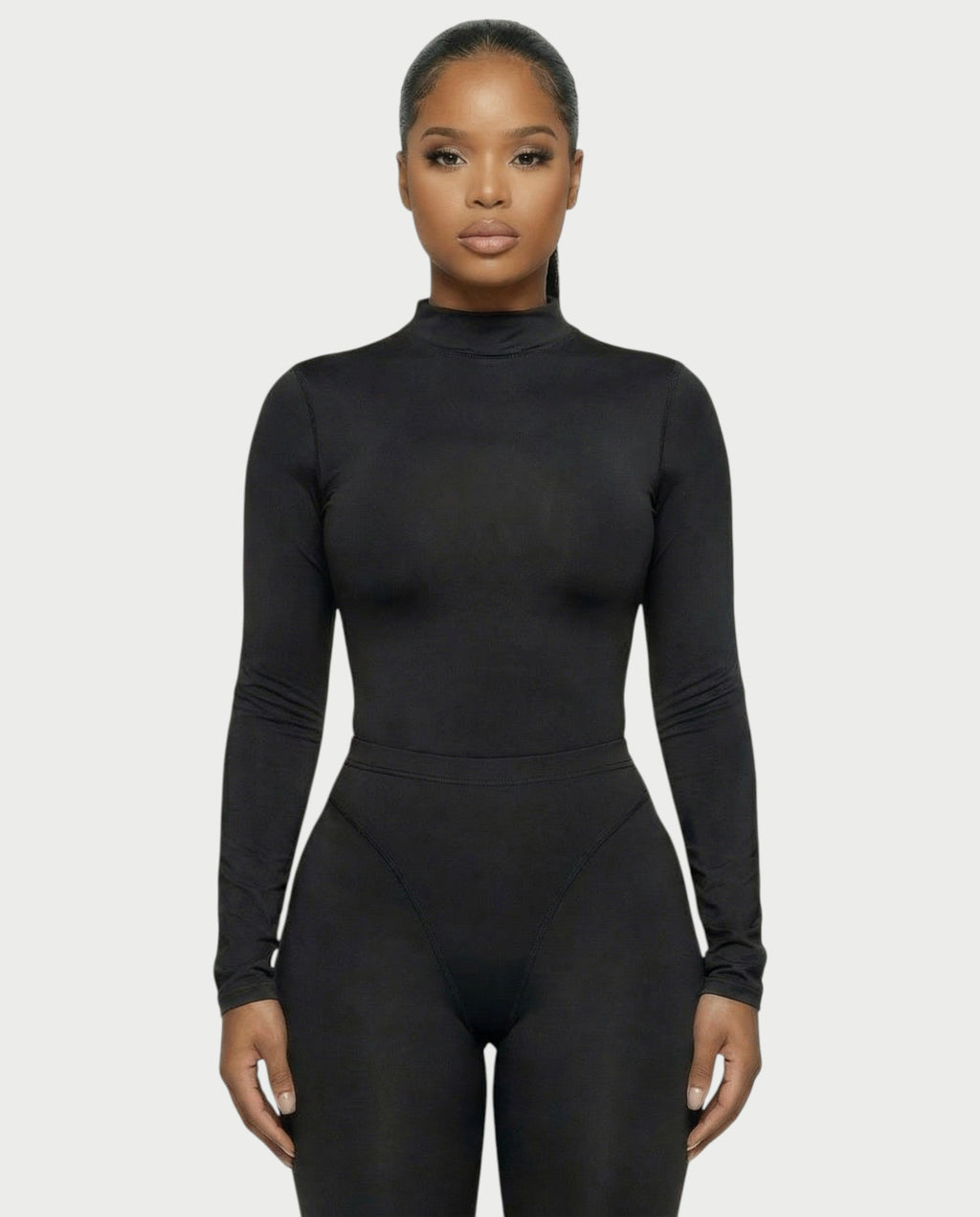 HAINA Long-Sleeve Bodysuit & High-Waist Leggings Set