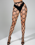 NOVELLE Diamond Lattice Pattern Tights
