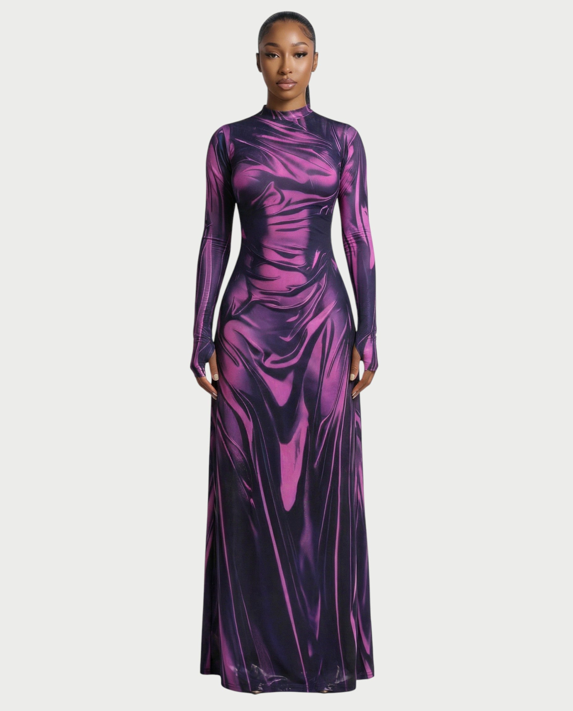 KASSIDY Illusion Maxi Dress