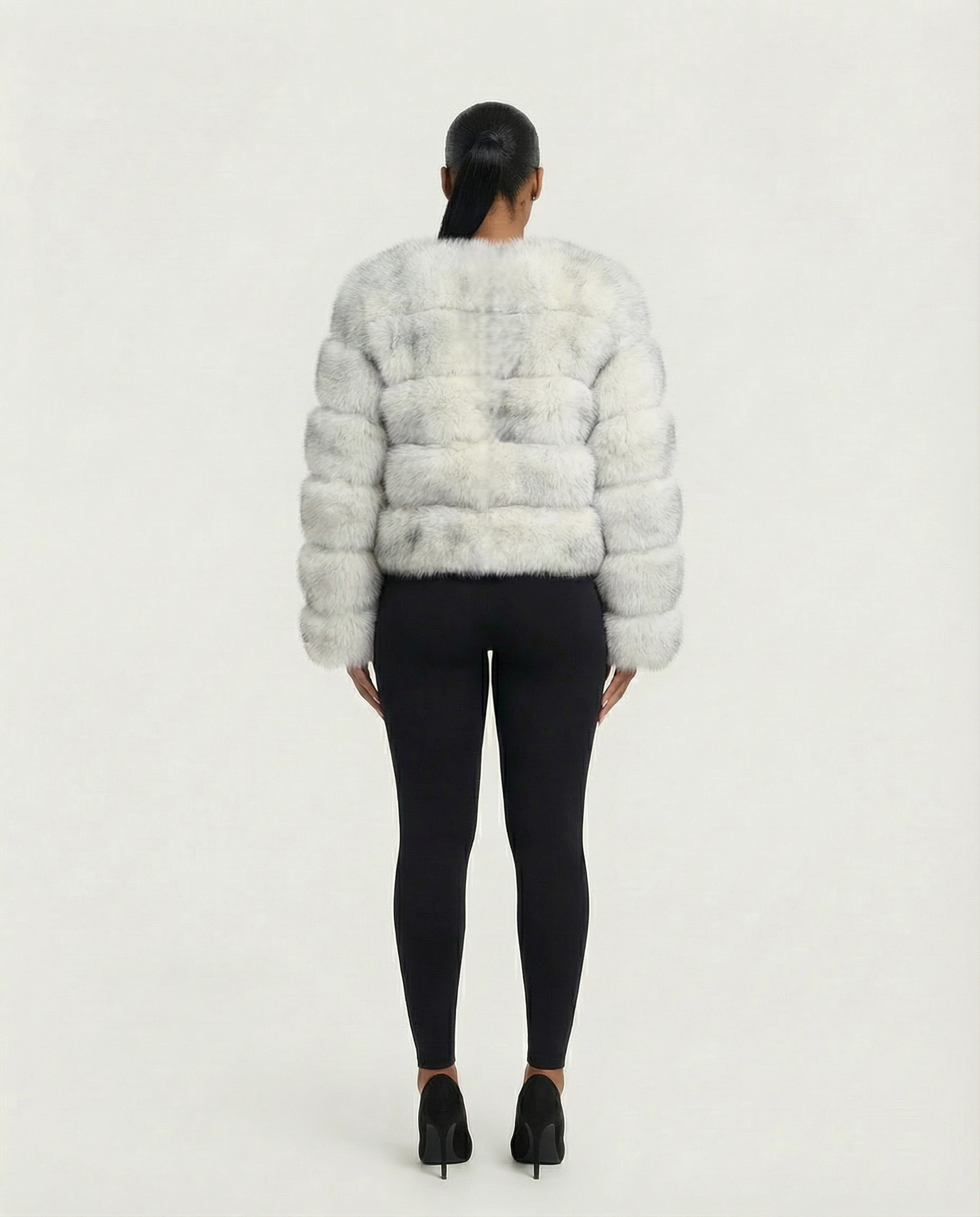 BEATRICE Faux Fur Bubble Jacket