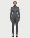 HAINA Long-Sleeve Bodysuit & High-Waist Leggings Set