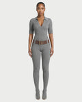 KIERA Ribbed Knit Bodysuit & Legging Set
