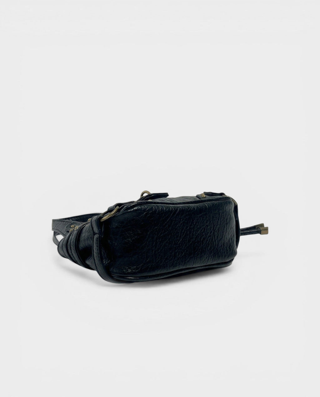 DOSA Studded Padlock Crossbody Bag