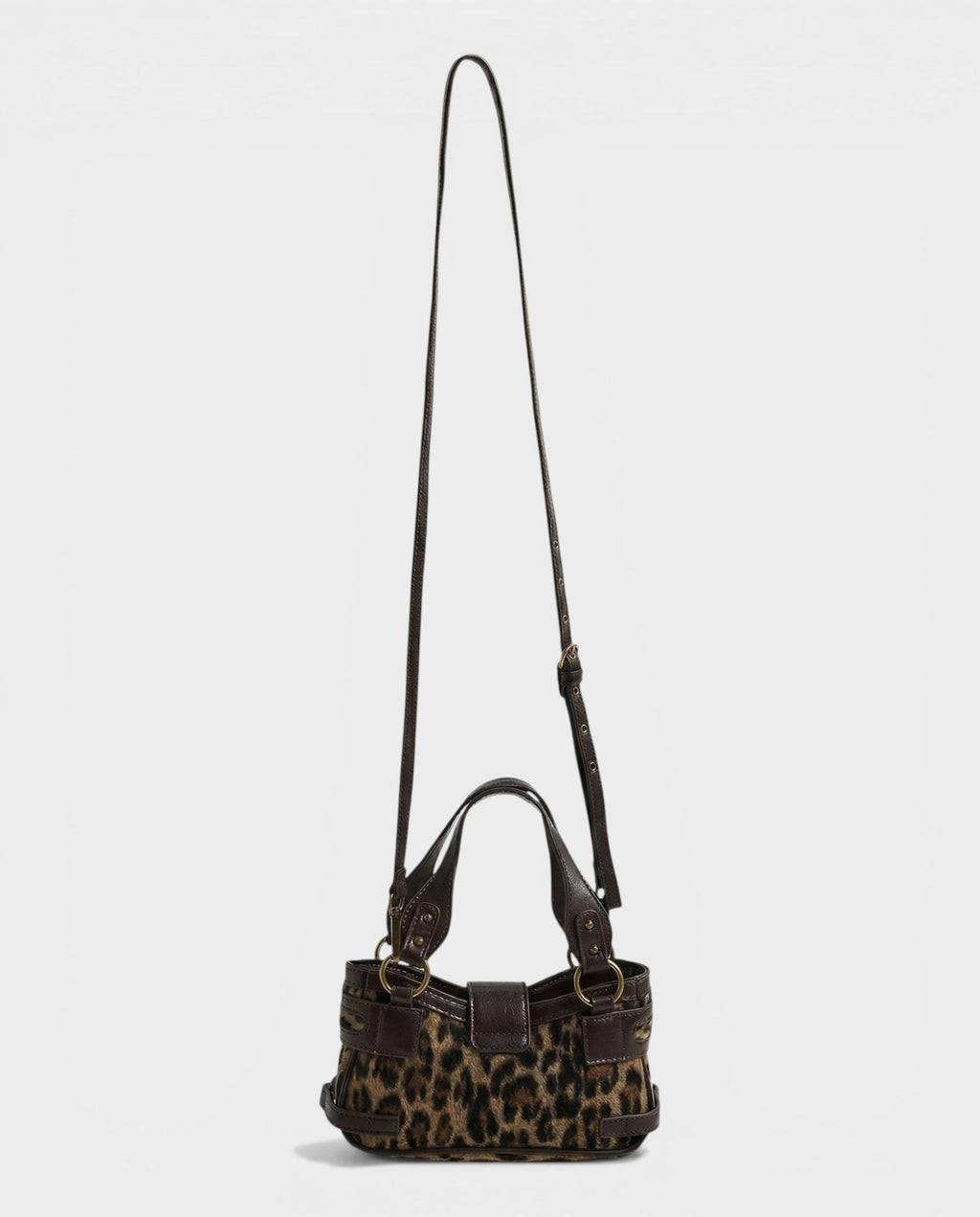 DOSA Studded Padlock Crossbody Bag