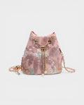 FALINA Embroidered Floral & Sequin Bucket Bag