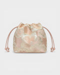 SABELA Floral Jacquard Chain Bucket Bag