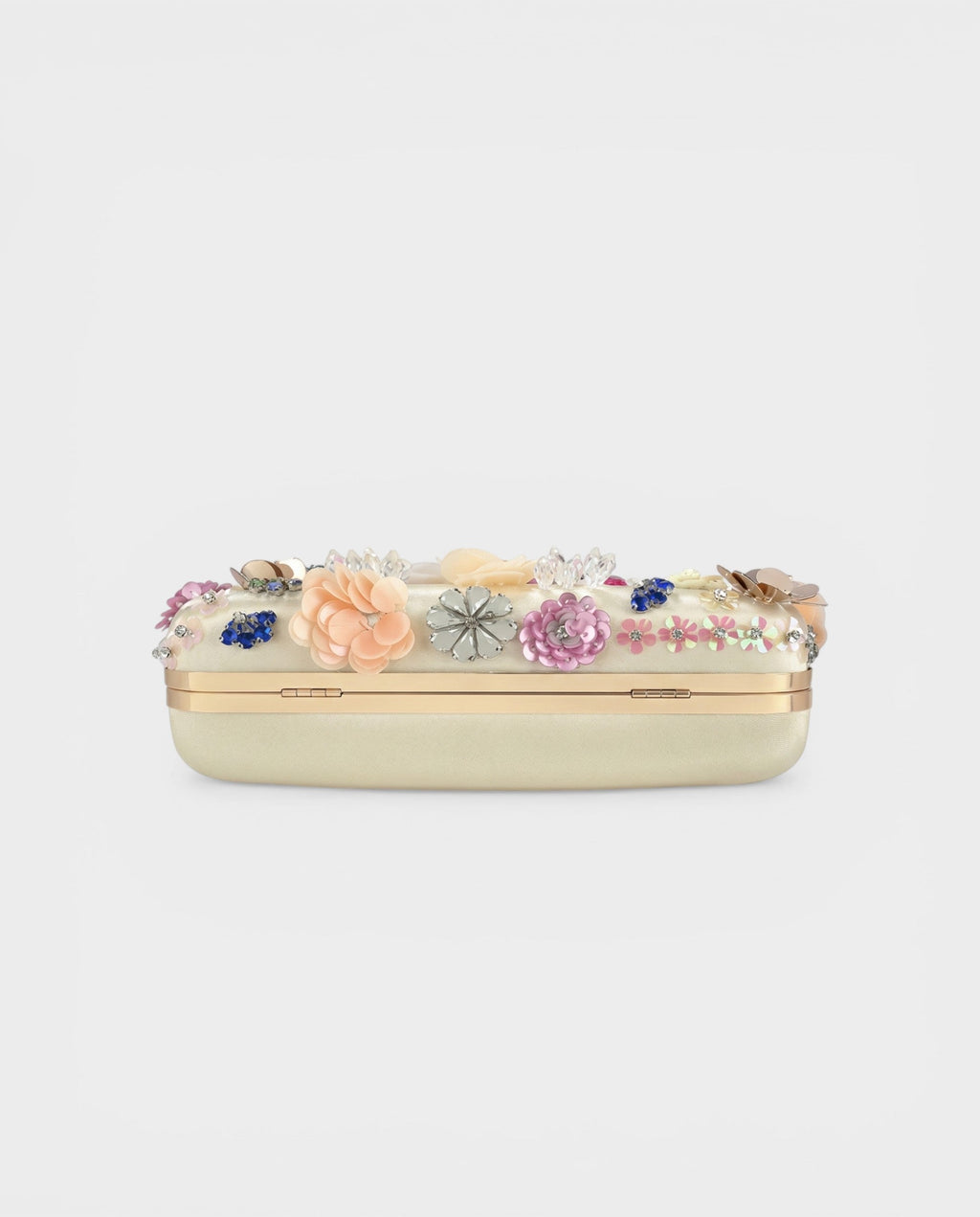 KOSHA Floral Sequin Beaded Clutch
