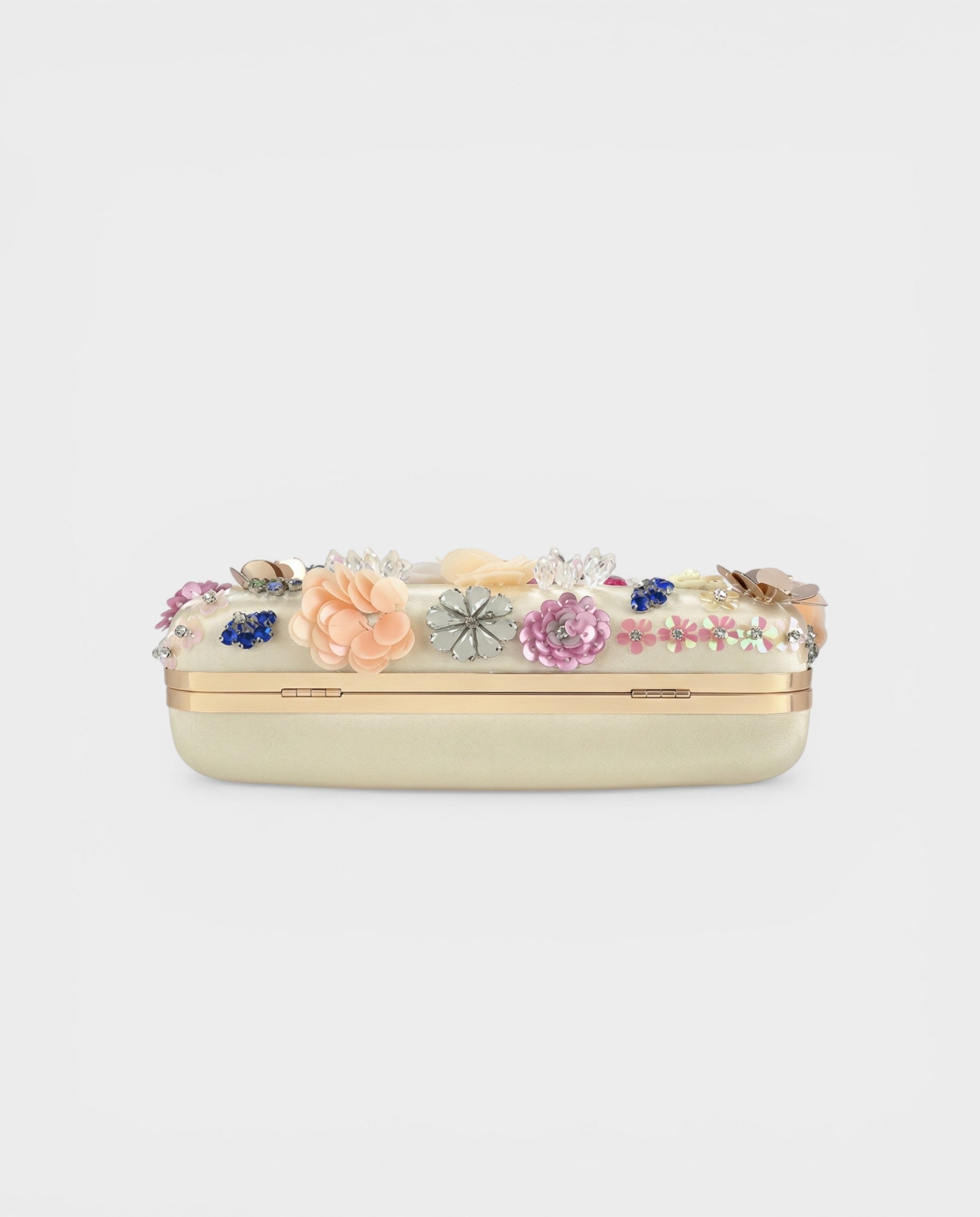 KOSHA Floral Sequin Beaded Clutch