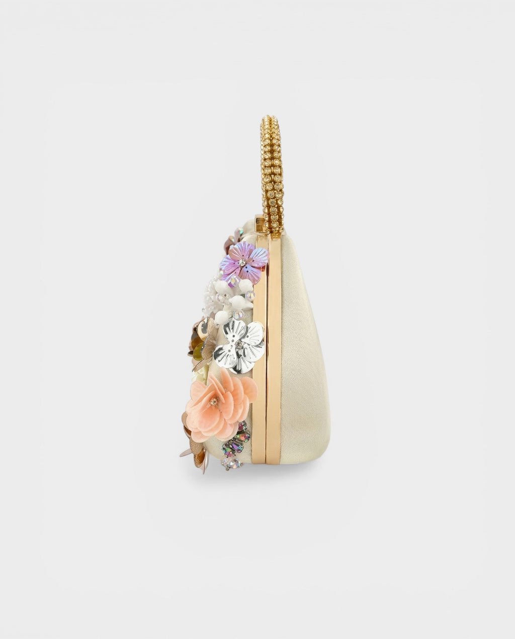 KOSHA Floral Sequin Beaded Clutch