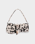 NELCY Cow Print Buckle Shoulder Handbag