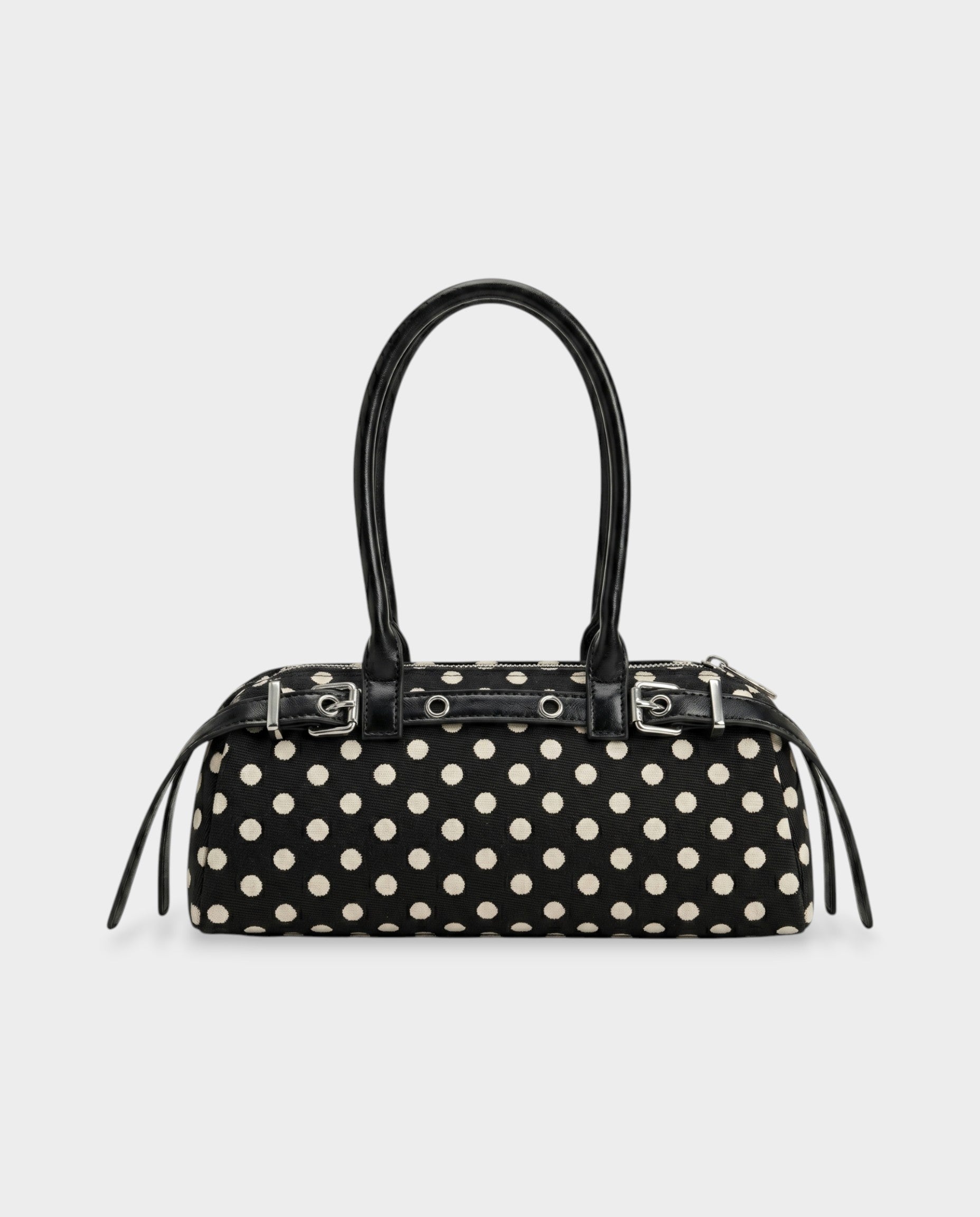 VALER Polka Dot Top-Handle Crossbody Handbag