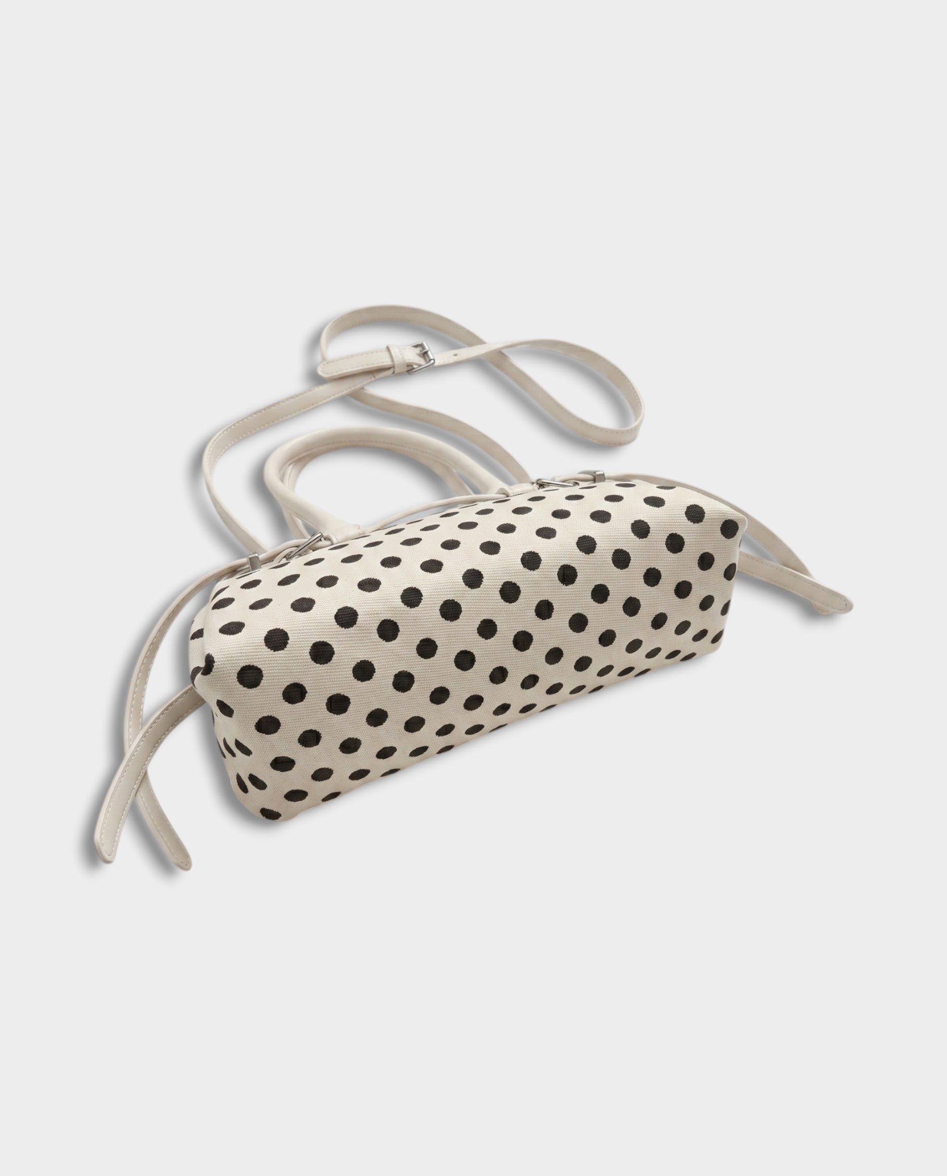 VALER Polka Dot Top-Handle Crossbody Handbag