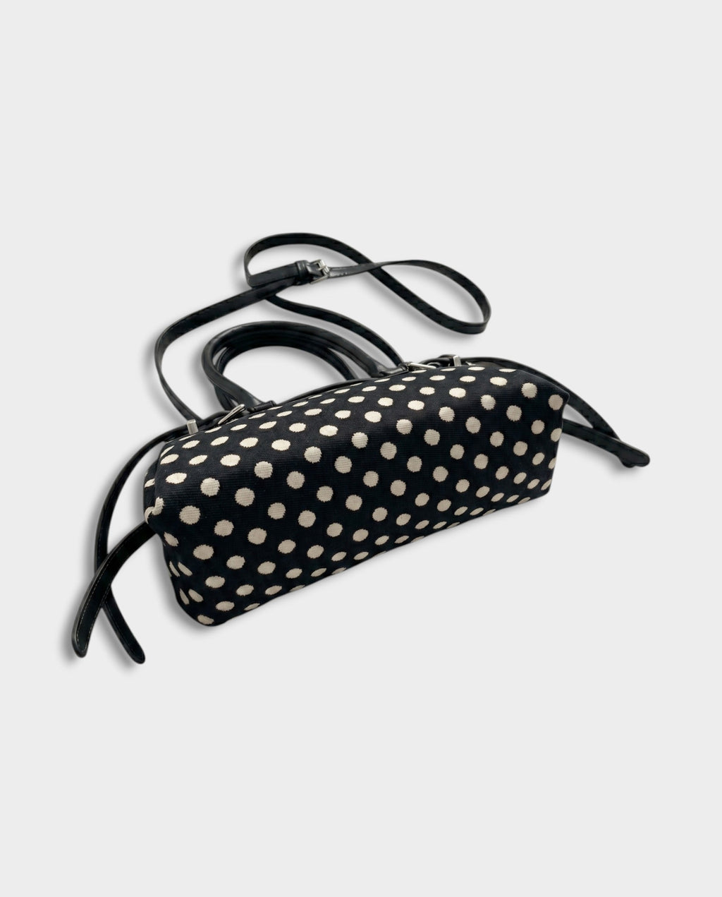VALER Polka Dot Top-Handle Crossbody Handbag