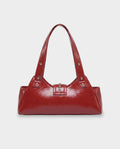 INTERA Studded Faux Leather Shoulder Bag