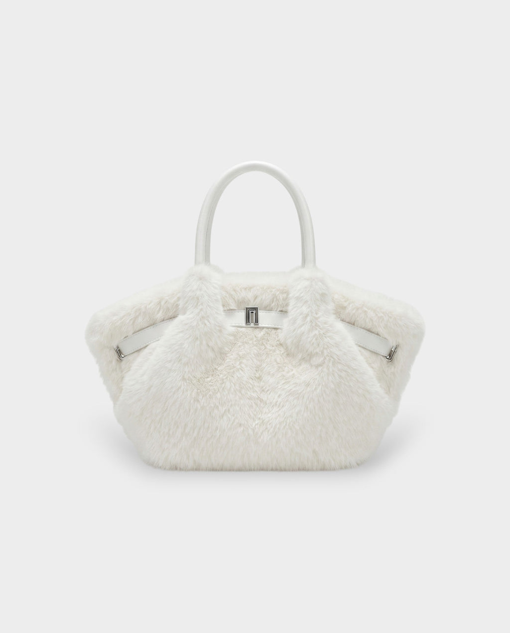 BRIVELLE Faux Fur Crossbody Handbag