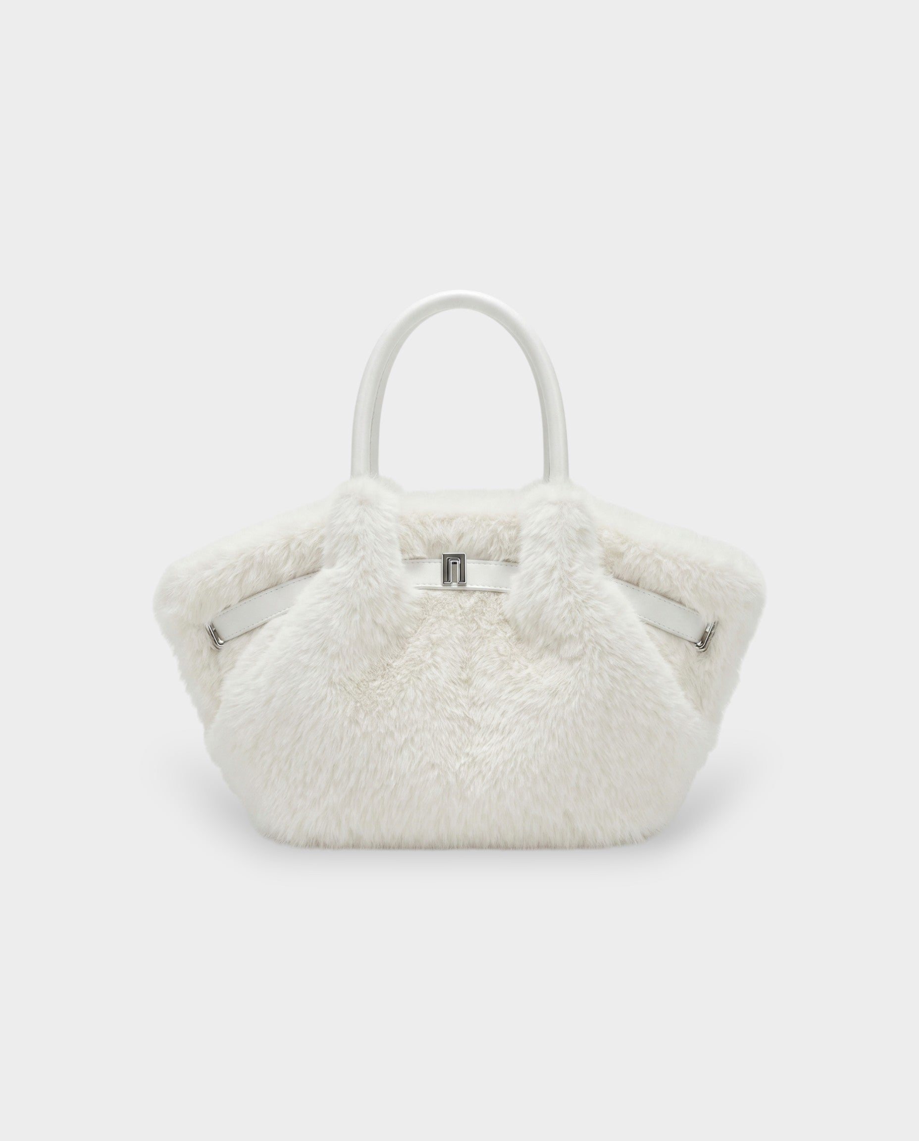 BRIVELLE Faux Fur Crossbody Handbag
