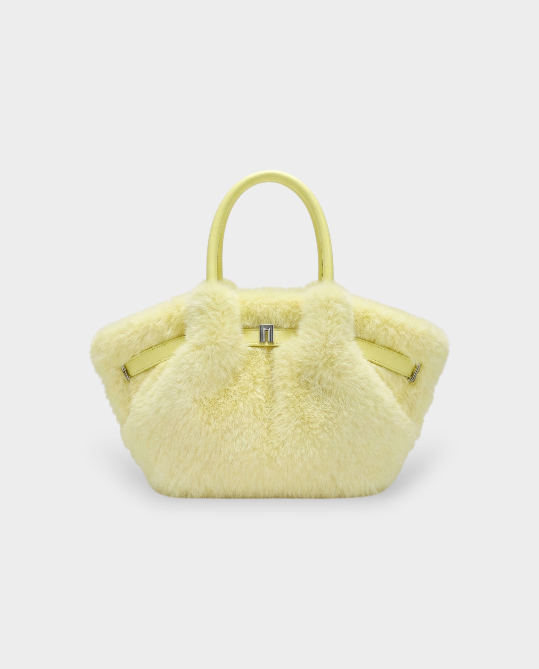 BRIVELLE Faux Fur Crossbody Handbag