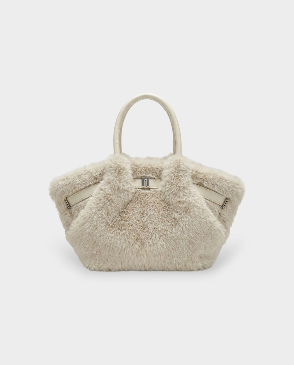 BRIVELLE Faux Fur Crossbody Handbag