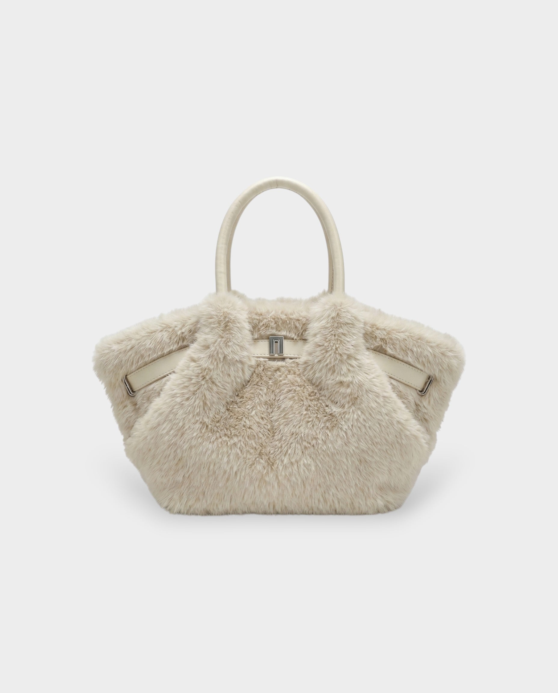 BRIVELLE Faux Fur Crossbody Handbag