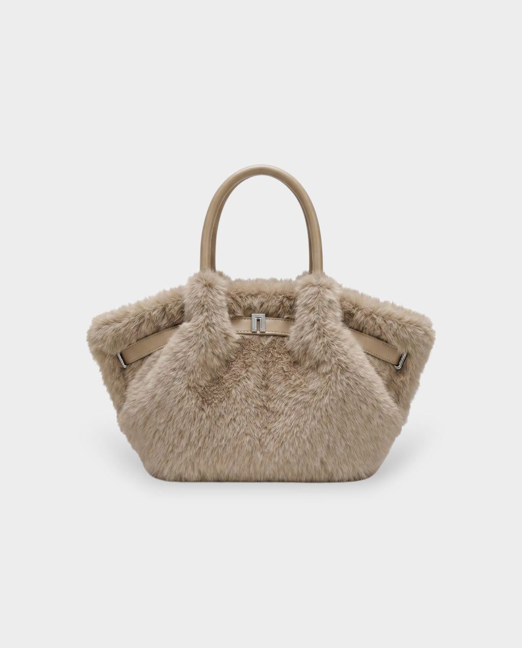 BRIVELLE Faux Fur Crossbody Handbag