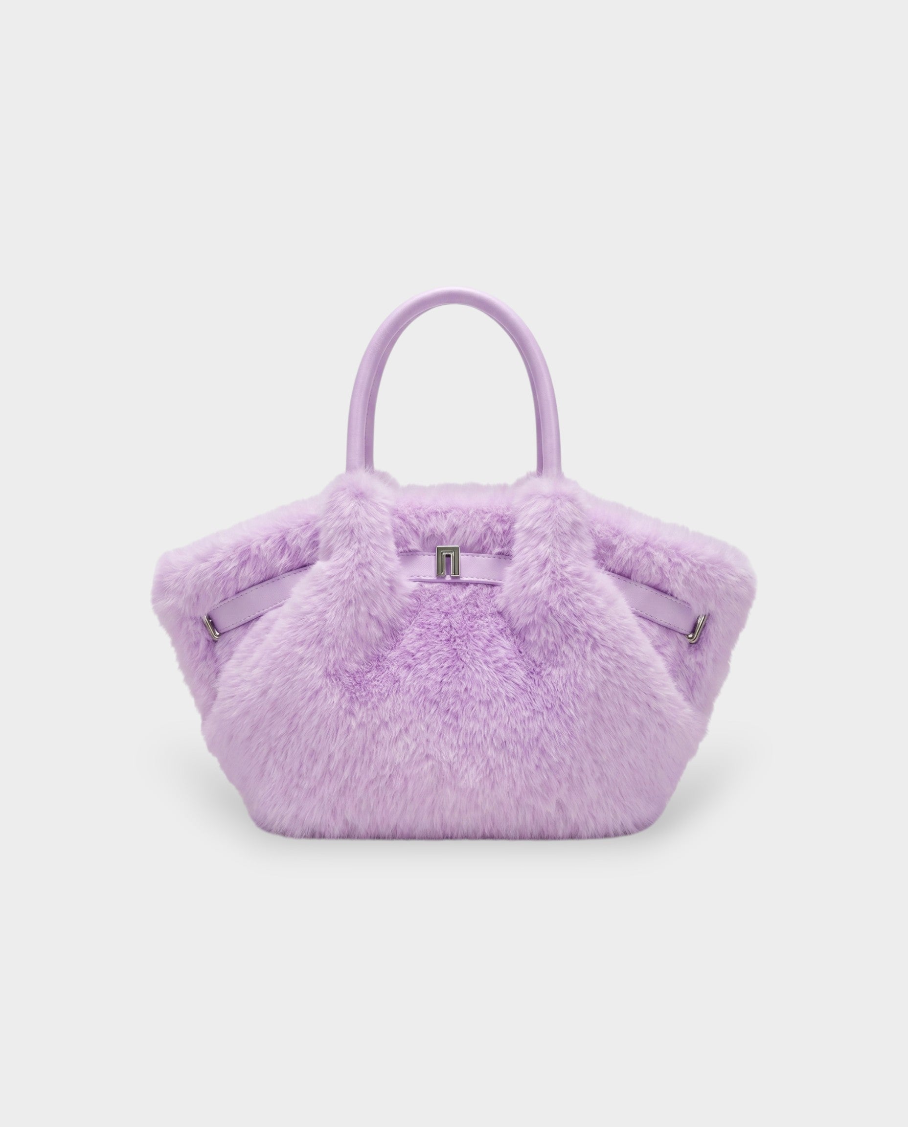 BRIVELLE Faux Fur Crossbody Handbag