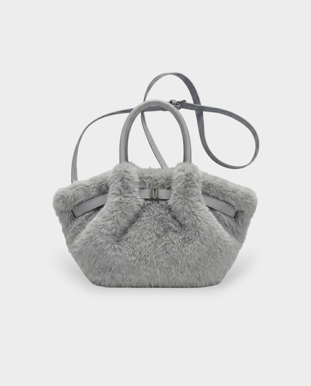 BRIVELLE Faux Fur Crossbody Handbag
