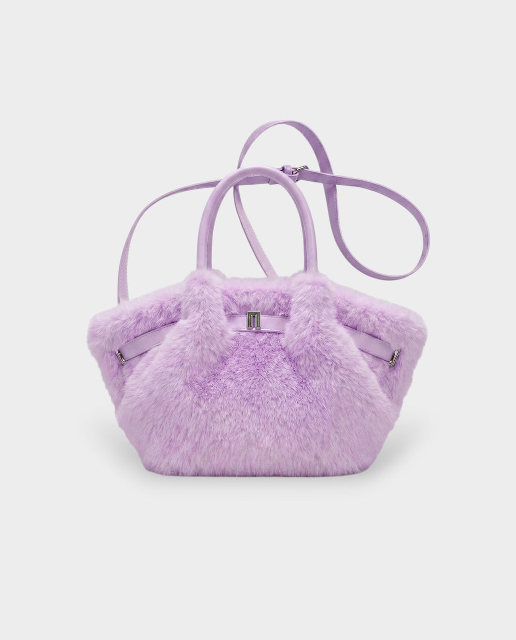 BRIVELLE Faux Fur Crossbody Handbag