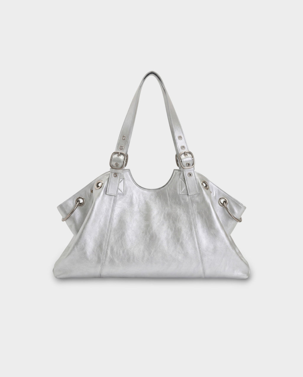 VESPER Buckle Strap Shoulder Tote Bag