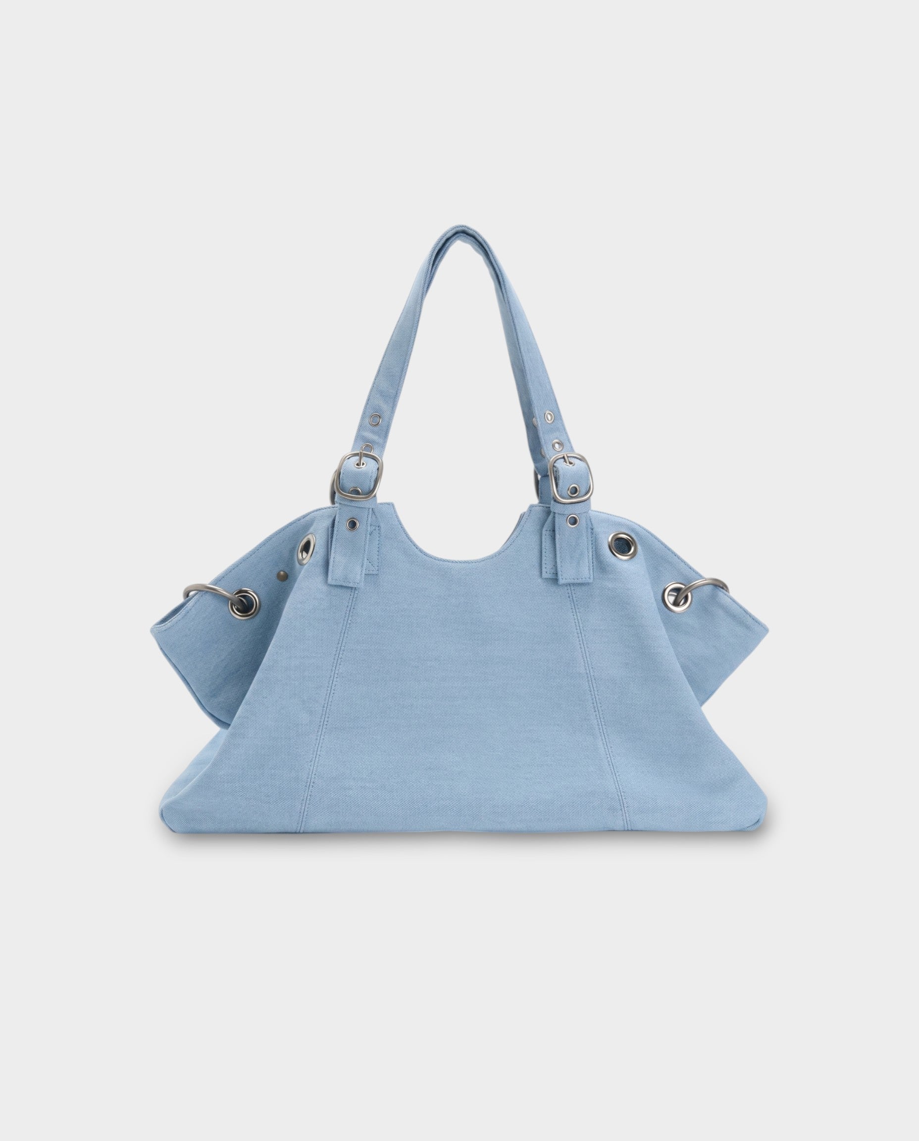 VESPER Buckle Strap Shoulder Tote Bag