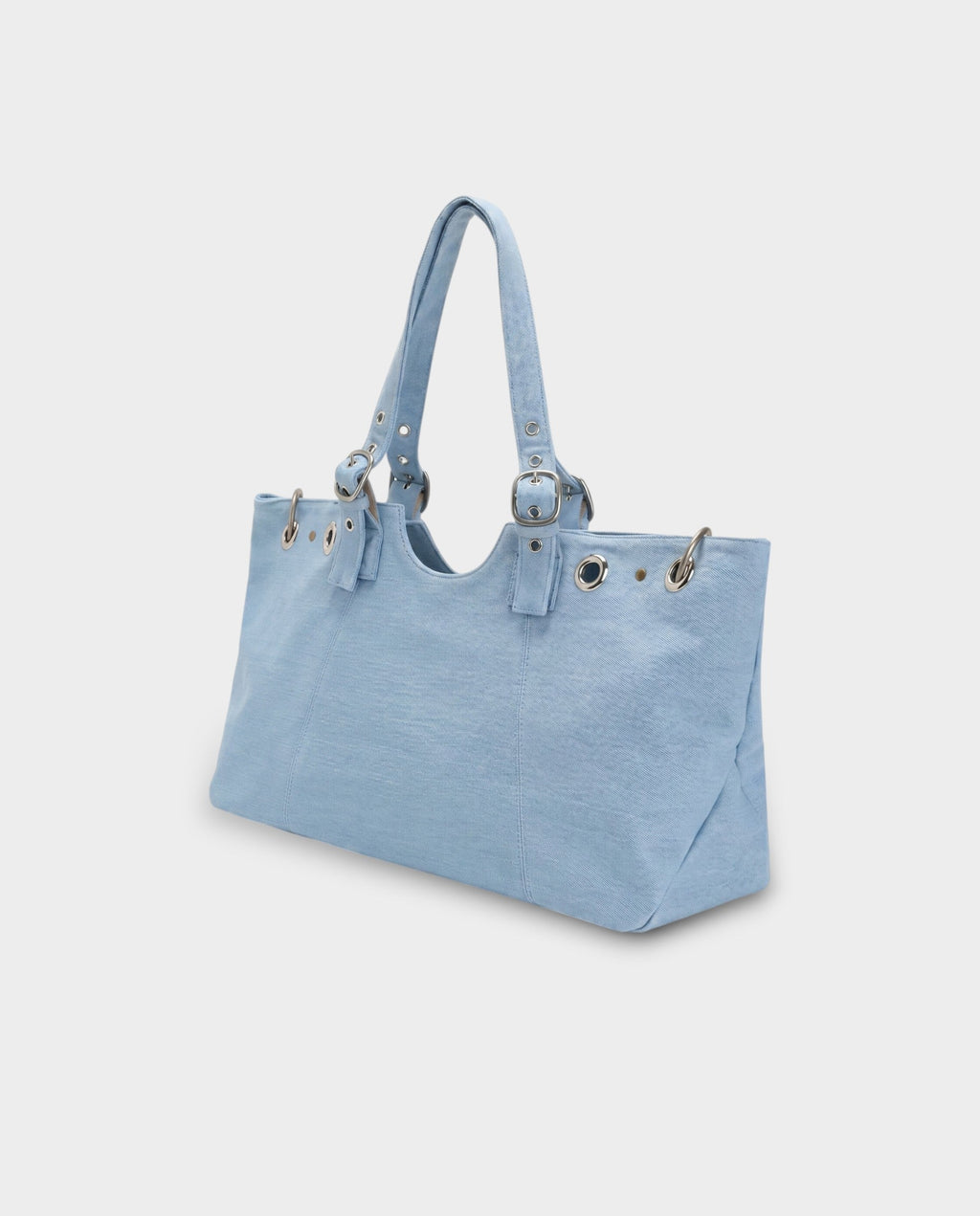 VESPER Buckle Strap Shoulder Tote Bag