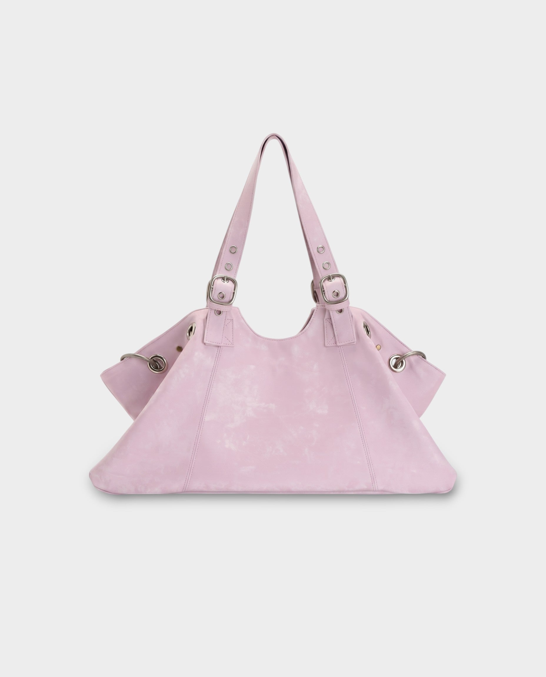 VESPER Buckle Strap Shoulder Tote Bag