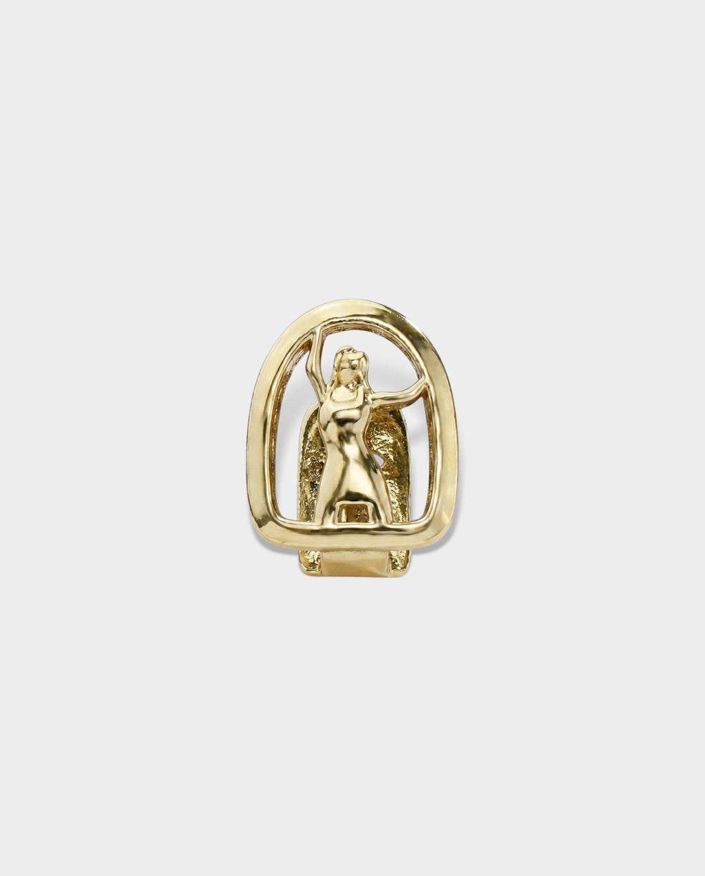 Plated Sculpted Figure Tooth Grill
