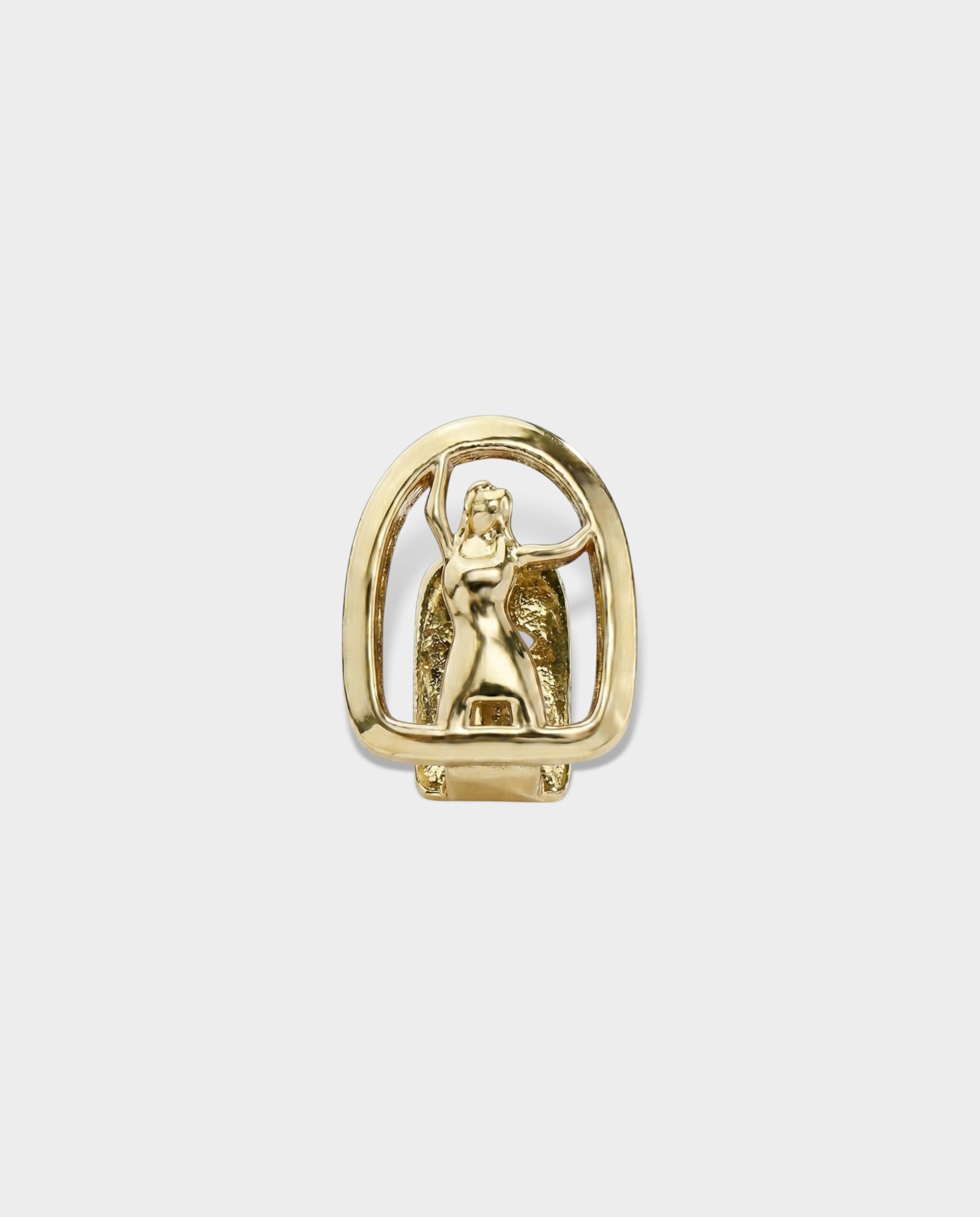 Plated Sculpted Figure Tooth Grill