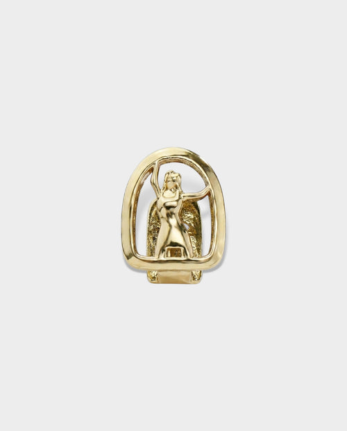 Plated Sculpted Figure Tooth Grill
