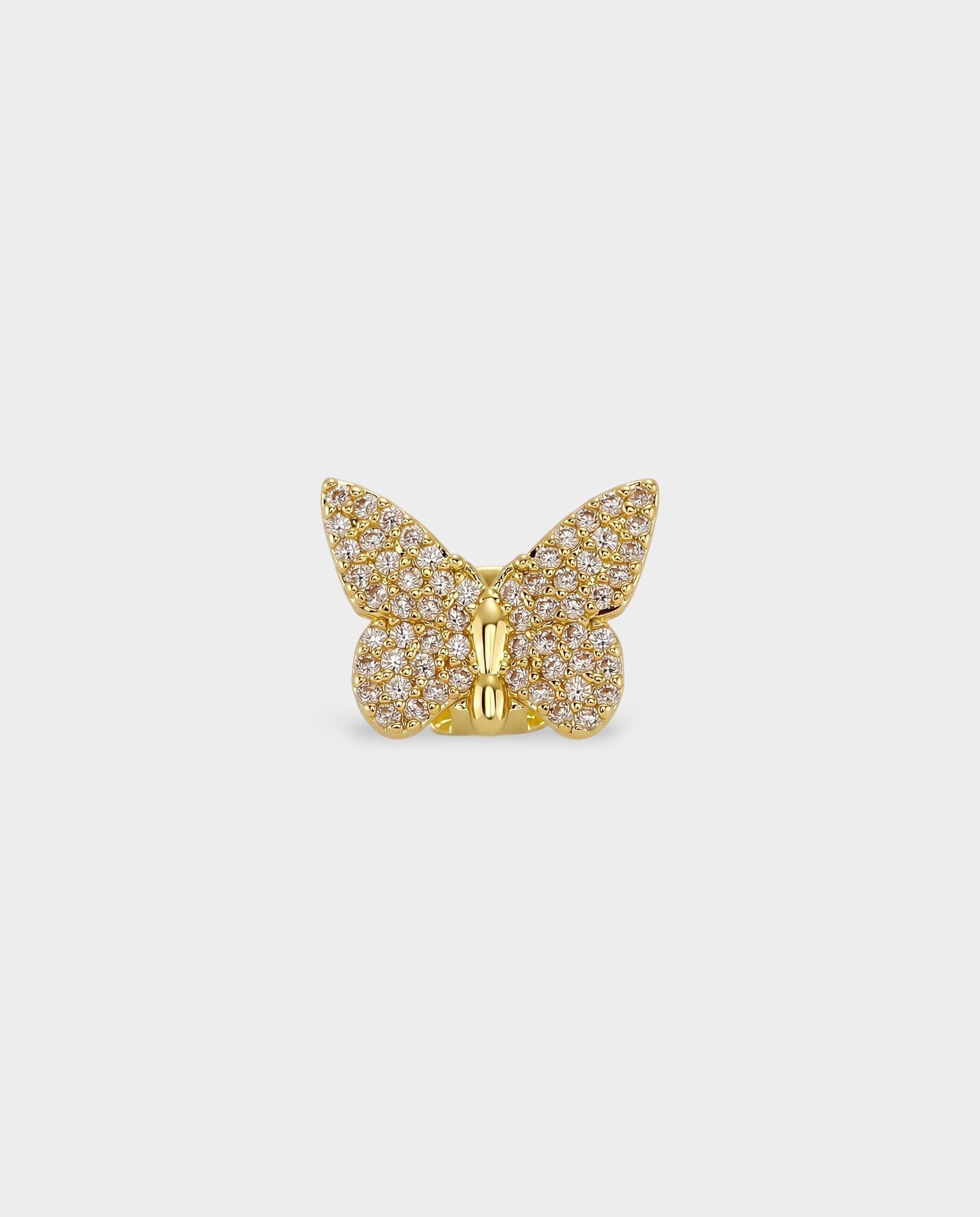 Butterfly Crystal Stone Tooth Grill