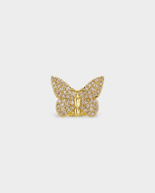 Butterfly Crystal Stone Tooth Grill