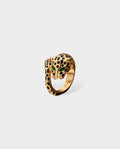 Leopard Head Wrap Ring