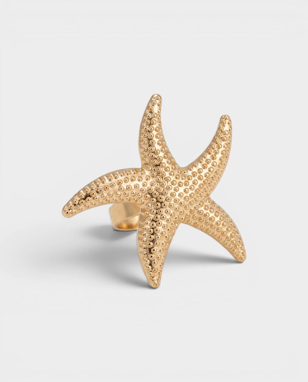 Gold Plated Starfish Ring