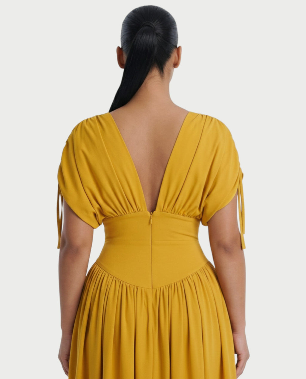 RELAYA Waist Cinching Maxi Dress