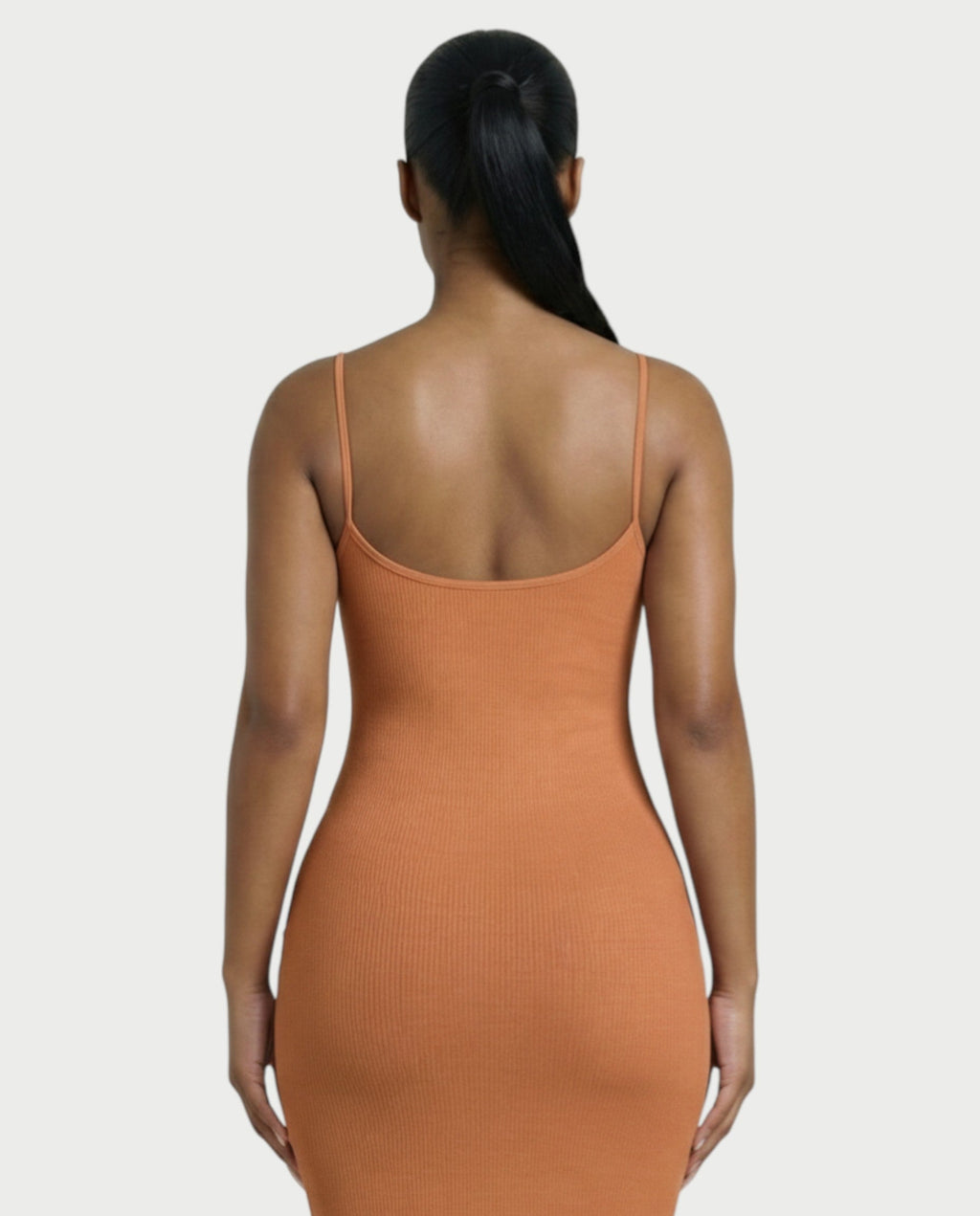 Ribbed Spaghetti Strap Maxi Dress