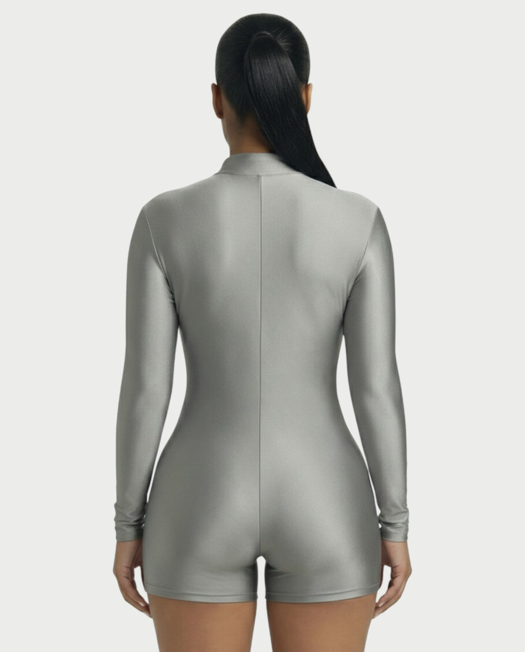 NADINE Turtleneck Long Sleeve Romper