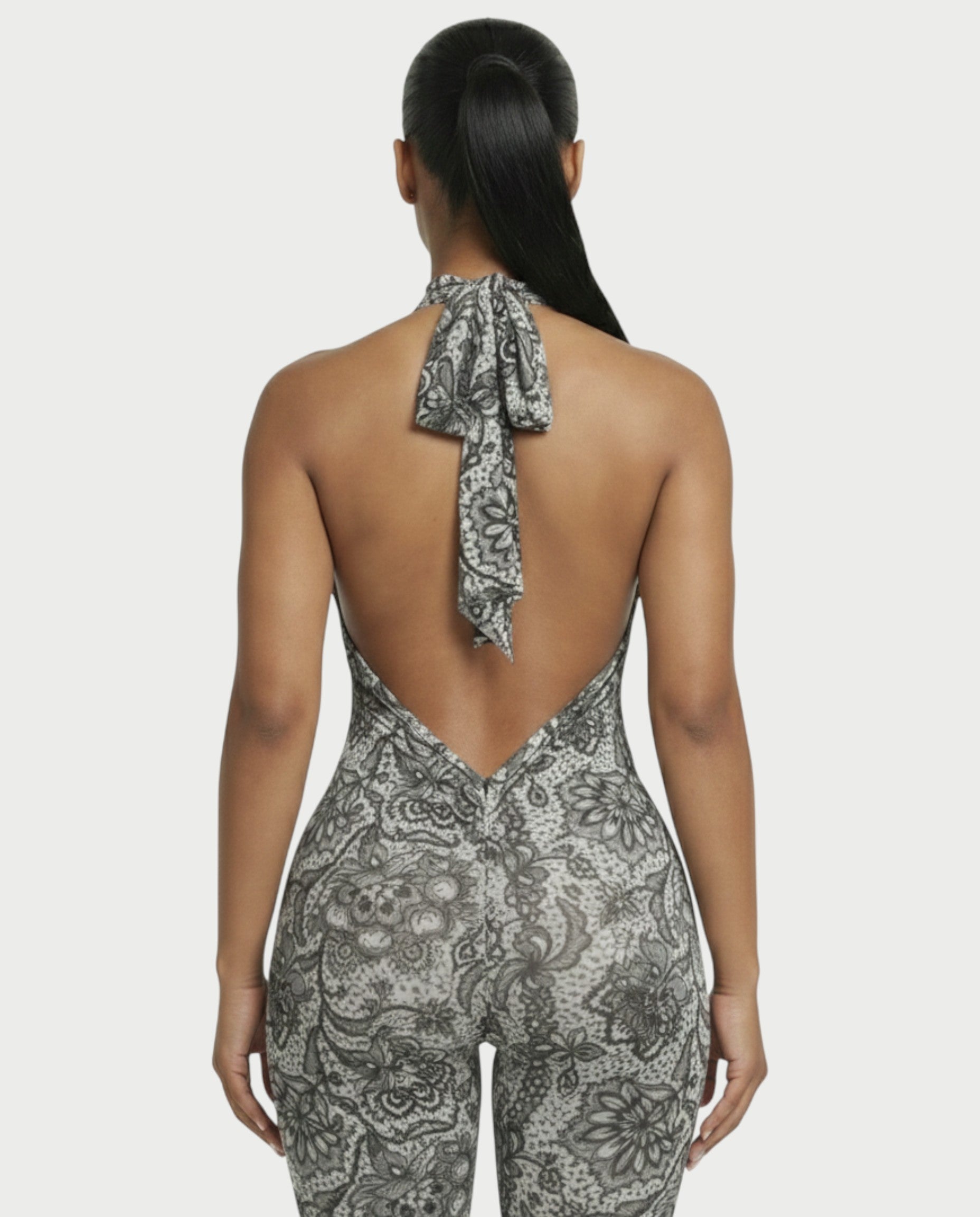 TALA Floral Backless Jumpsuit
