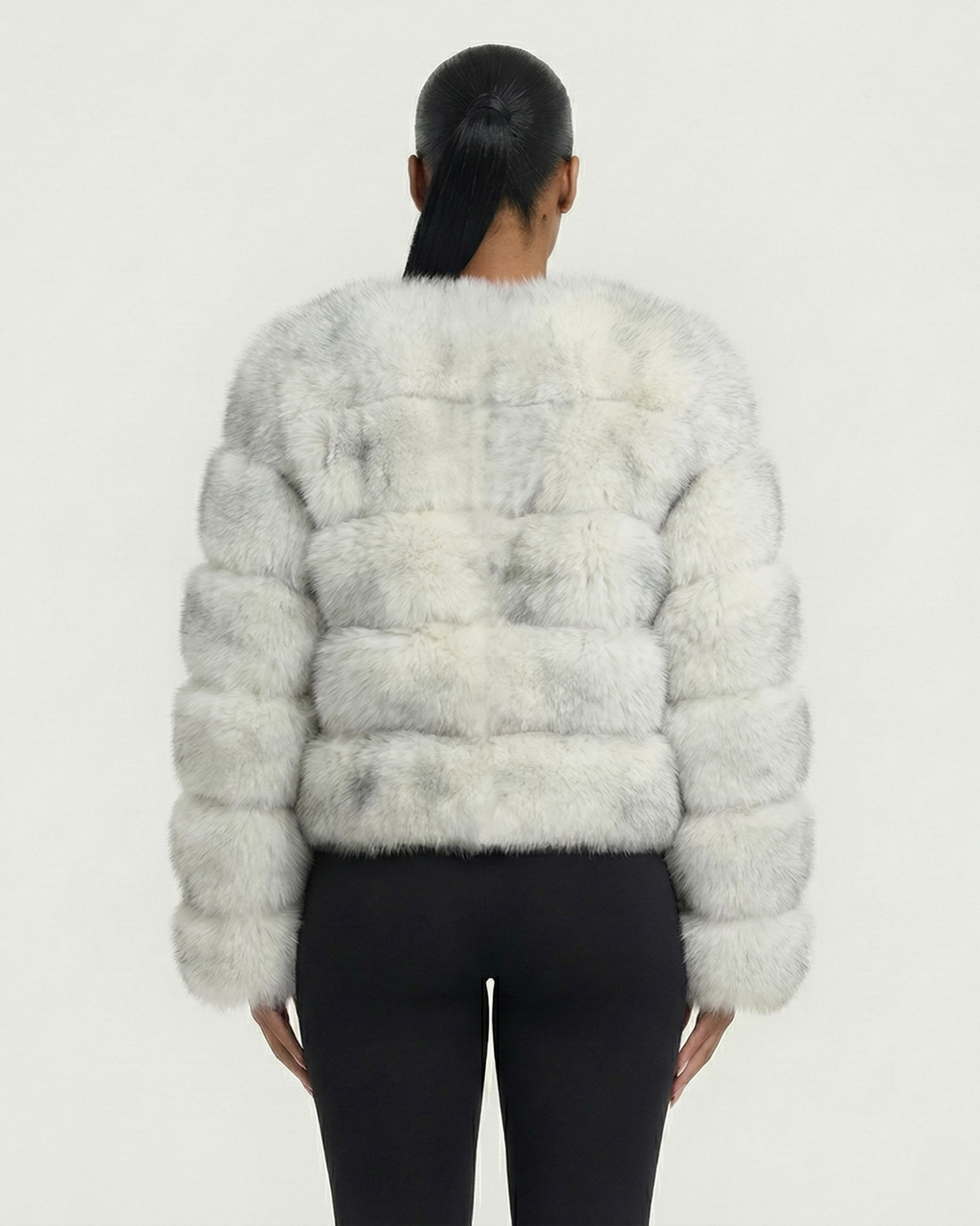 BEATRICE Faux Fur Bubble Jacket